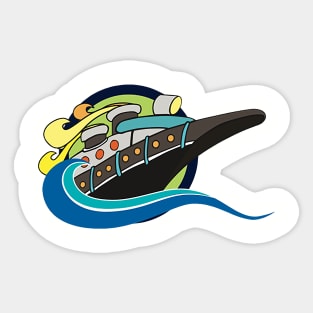 SOUL TRAIN CRUISE LOGO Sticker